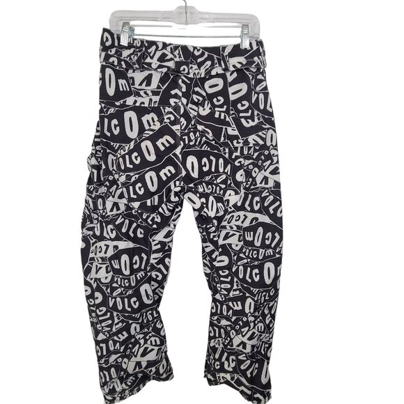 Rare Volcom Nimbus Snowpants Men’s xs - Volcom Logo Graphic Collage Pattern - Picture 7 of 10